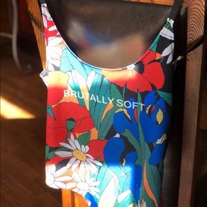 “Brutally Soft” Floral Bodysuit